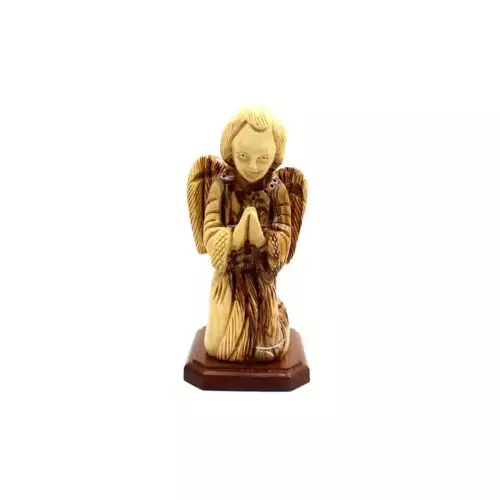 Olive Wood Angel #FI105