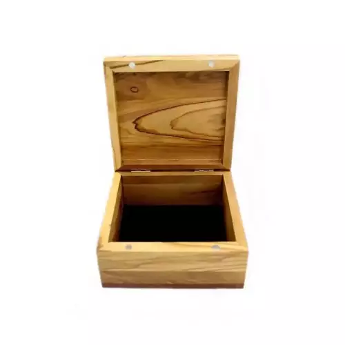 Olive Wood Keepsake Jewelry Box #BX106