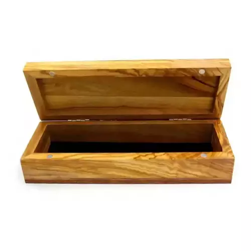 Olive Wood Keepsake Jewelry / Dominoes Box #BX108