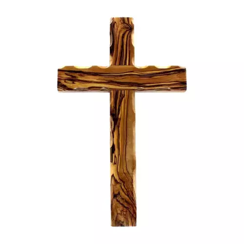 Catholic Olive Wood Cross (35 cm / 13.75”) #CR114