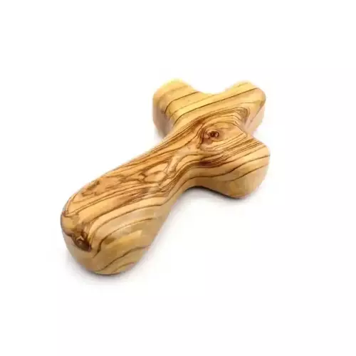Olive Wood Hand Cross (11.5 CM / 4.5”) #CR152