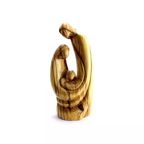 Olive Wood Holy Family #FI112