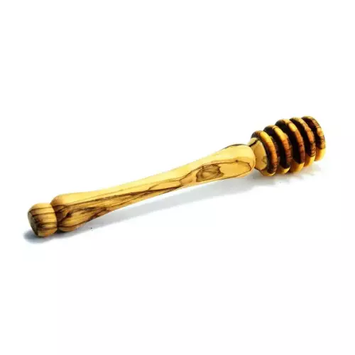 Olive Wood Honey Dipper #KI117