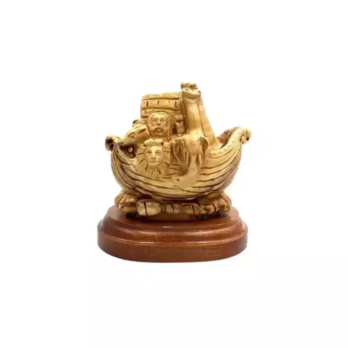 Olive Wood Noah’s Ark #FI101