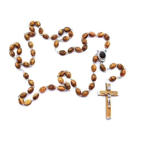 Holy Land Olive Wood Rosary #R102