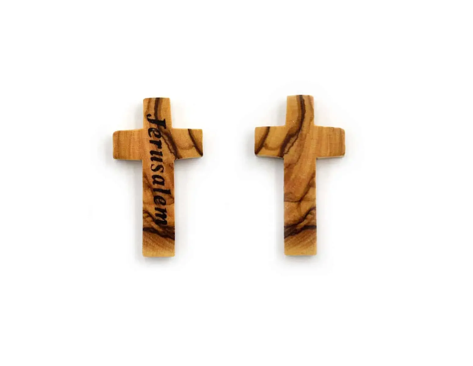 Rosary Olive Wood Cross (2.5 cm / 1”) #B110