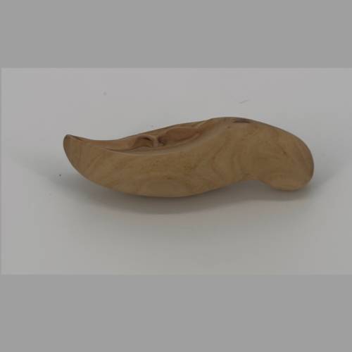 Olive Wood Palm with baby Jesus carved in #OR122