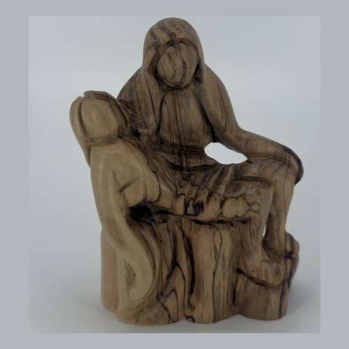 Olive Wood Pietà Sculpture #FI137