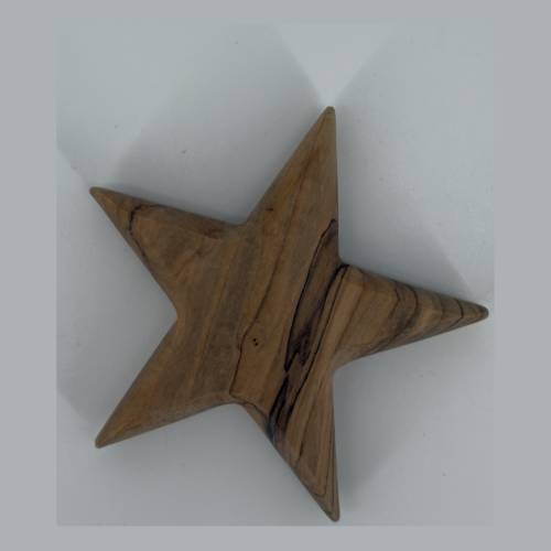 Olive Wood Star of David Decorative Figurine #OR124